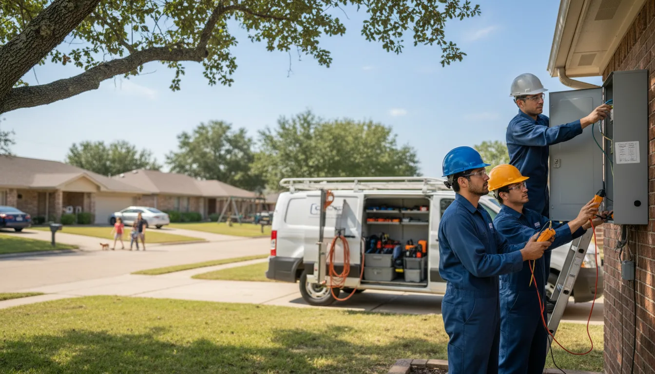Certified electrician providing emergency electrical services in Victoria, VA